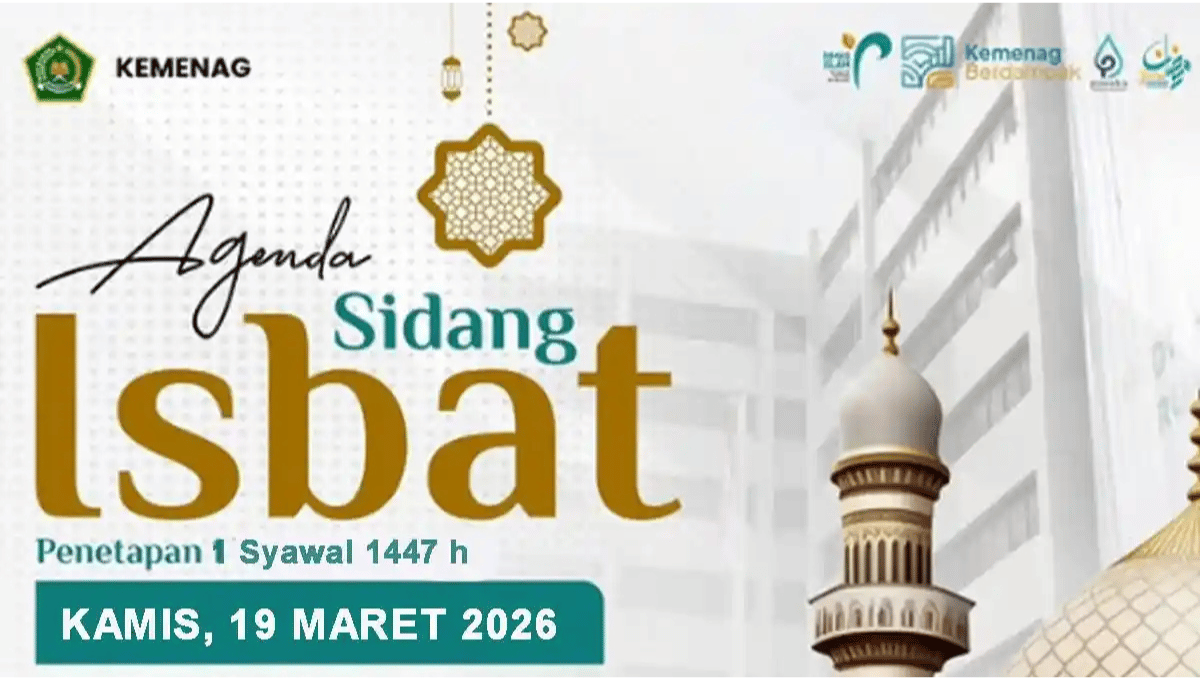 Penetapan 1 Syawal 1447H/2026: Kemenag Rencanakan Sidang Isbat 19 Maret 2026