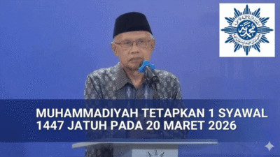 Muhammadiyah Tetapkan 1 Syawal 1447: Idul Fitri Jatuh 20 Maret 2026